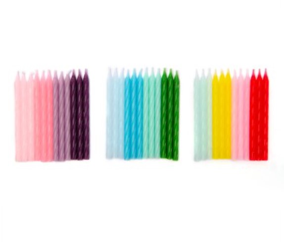 Spiral Candles - 24 pack