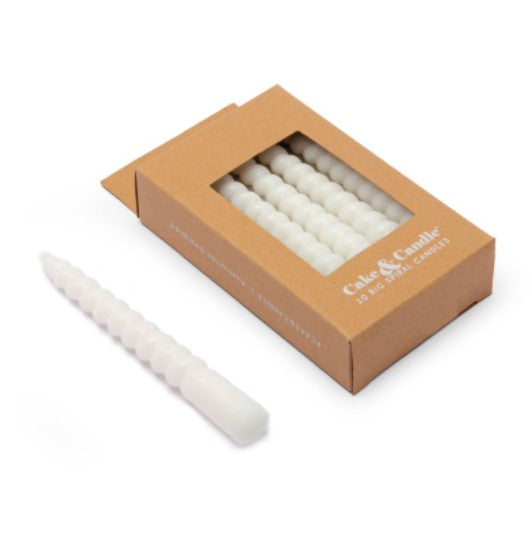 Big Spiral Candles - 10 Pack
